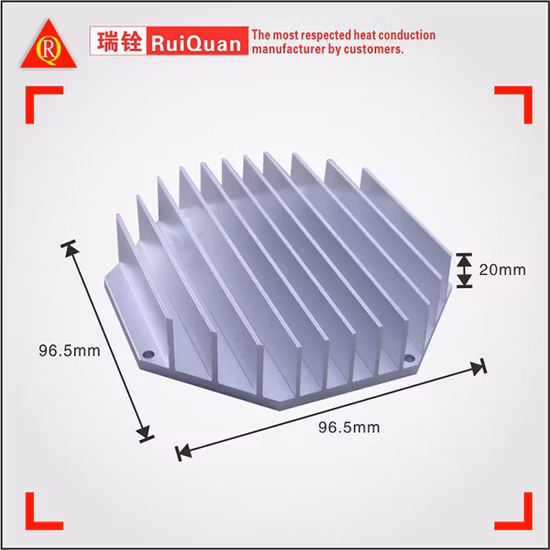 Anodized Radiator Aluminium Heatsink Extrusion/Extruded Heat Sink Profiles