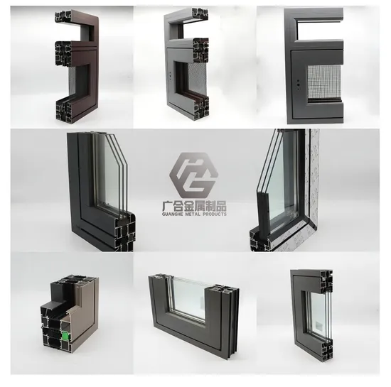 China Manufacturer Extrusion Aluminium Alloy Window Frame Wardrobe Double Glass Sliding Door Anodized/Powder Coated Aluminum Profile for Window and Door