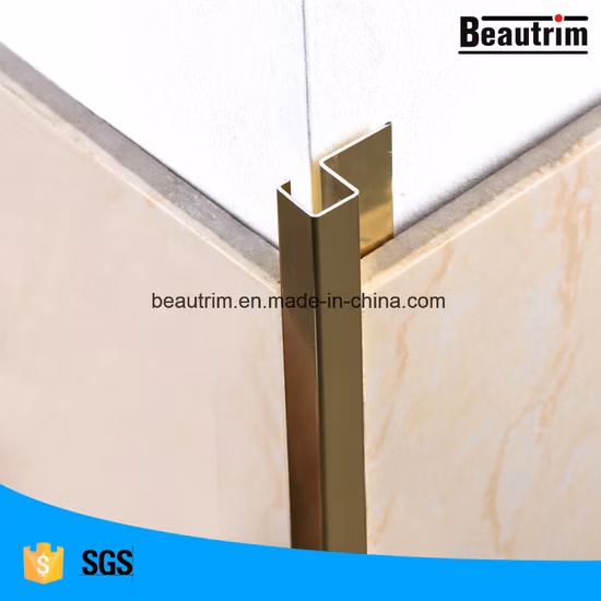 Bathroom Ceramic Tile Trim Corner aluminium Profiles