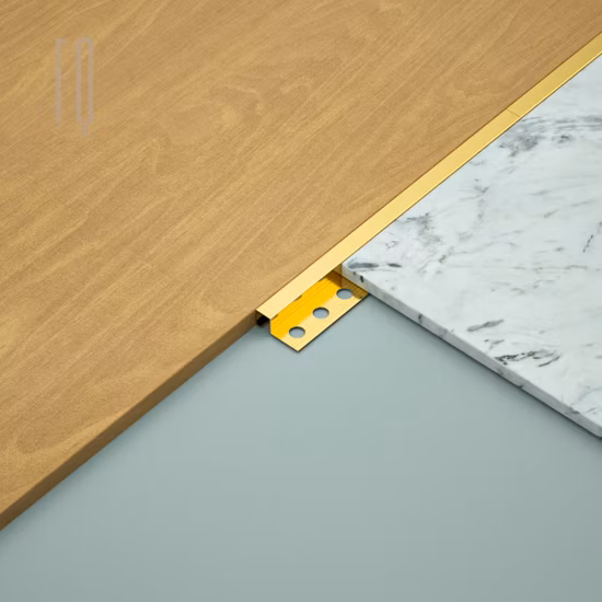 Foshan Low Price Wholesale Ceramic Tile Accessories Aluminum Profile Square Straight Shape Tile Trim
