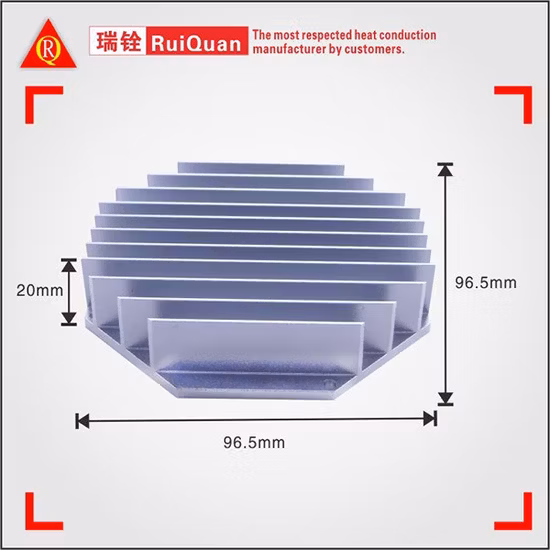 Anodized Radiator Aluminium Heatsink Extrusion/Extruded Heat Sink Profiles