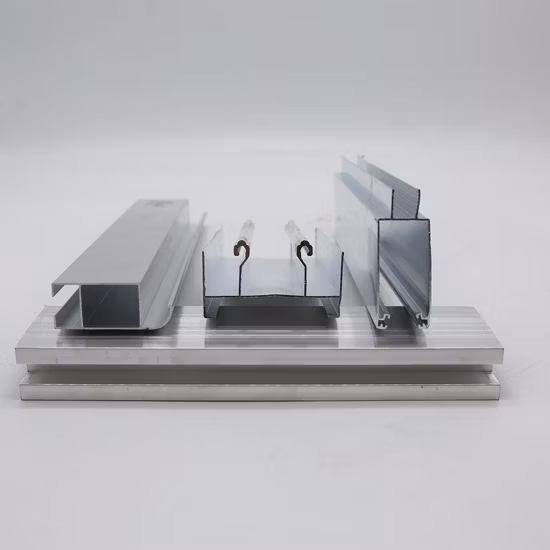 China Manufacturer Extrusion Aluminium Alloy Window Frame Wardrobe Double Glass Sliding Door Anodized/Powder Coated Aluminum Profile for Window and Door