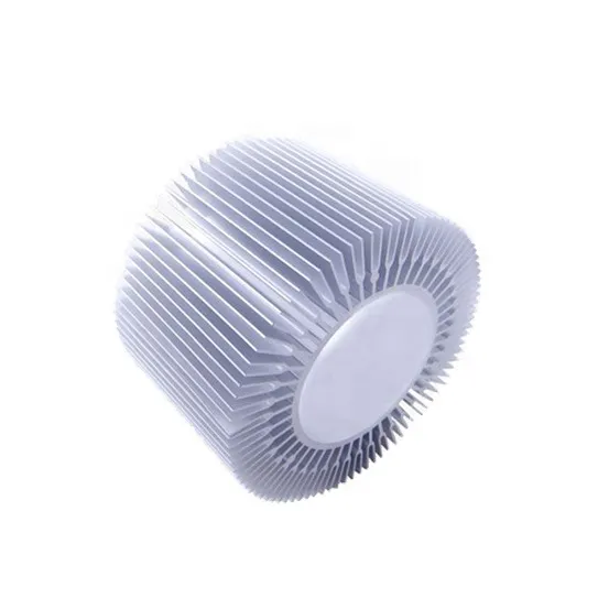 Custom Round High Power Black Anodizing 280mm Diameter Sunflower Heatsink Profile Extrusion Radiator Precision OEM Aluminium Extruded Profiles
