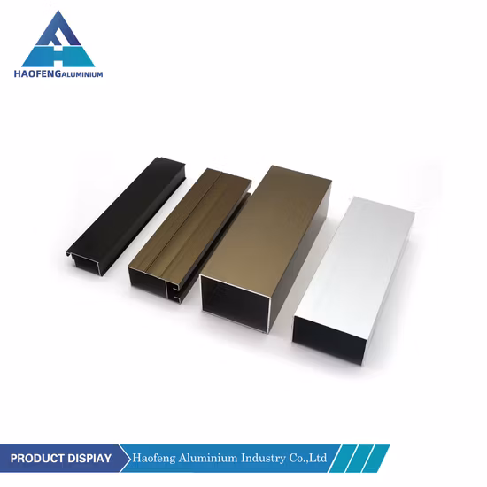Customized 6063 Italy Style Cabinet Door Profiles Anodized Aluminium Doors Windows Profiles Price Per Ton